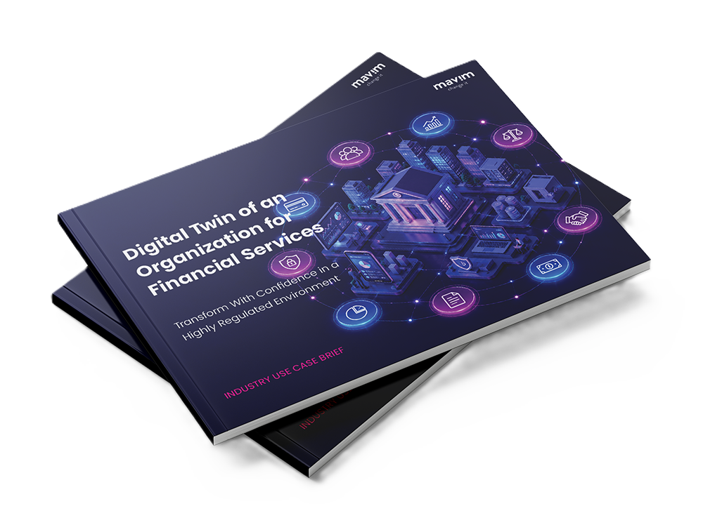 Digital Twin of an Organization for Financial Services