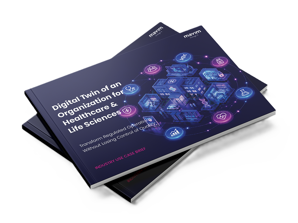 Digital Twin of an Organization for Healthcare & Life Sciences
