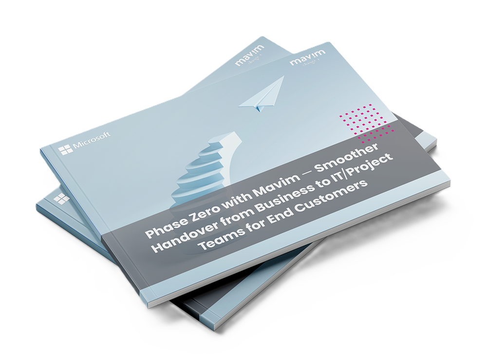eBook - Phase Zero with Mavim — Smoother Handover from Business to IT-Project Teams for End Customers