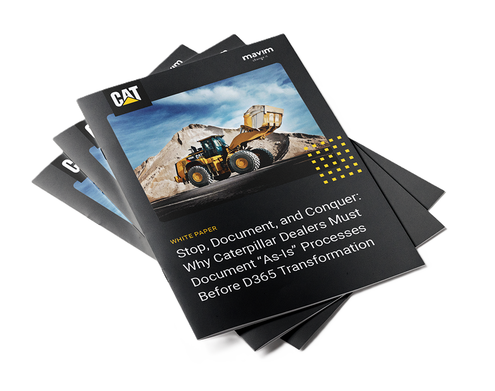 Stop, Document, and Conquer - Why Caterpillar Dealers Must Document As-Is Processes Before D365 Transformation